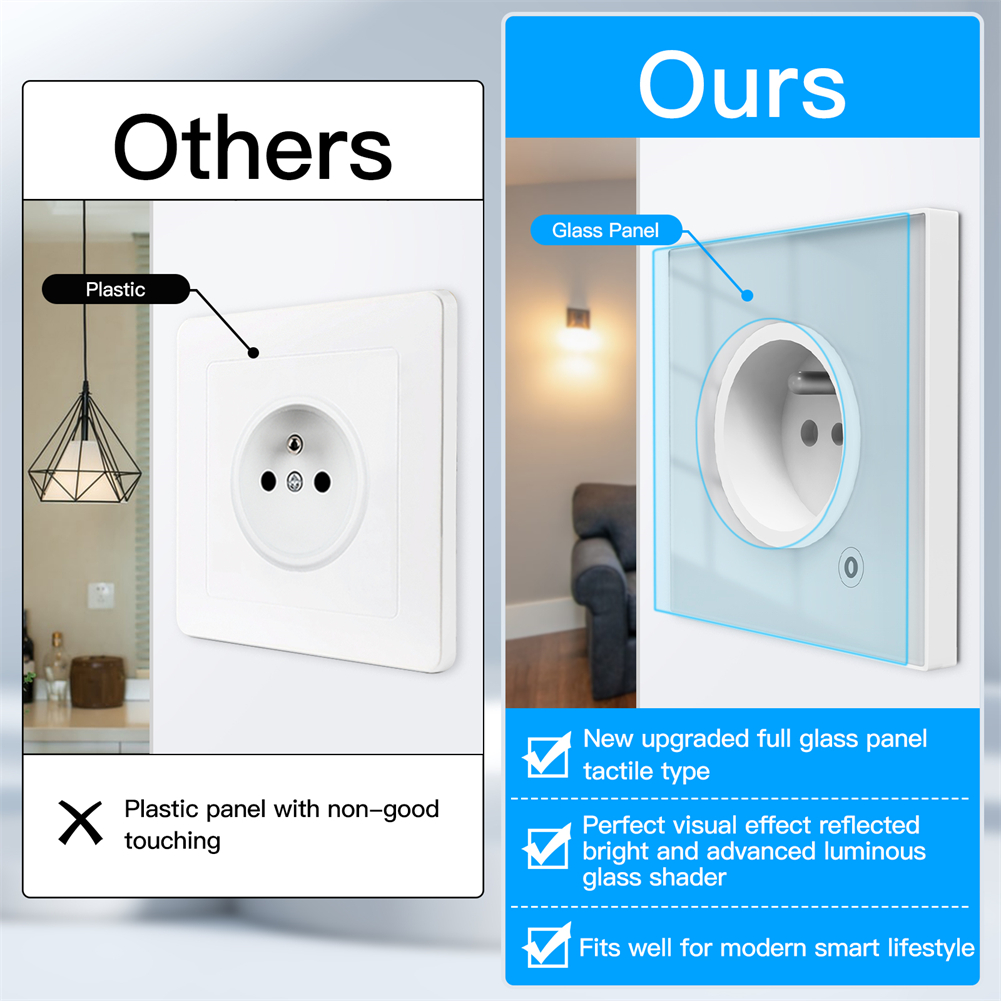 MOES ZigBee Smart Wall Socket, - Smart Wall Socket reseña y precio