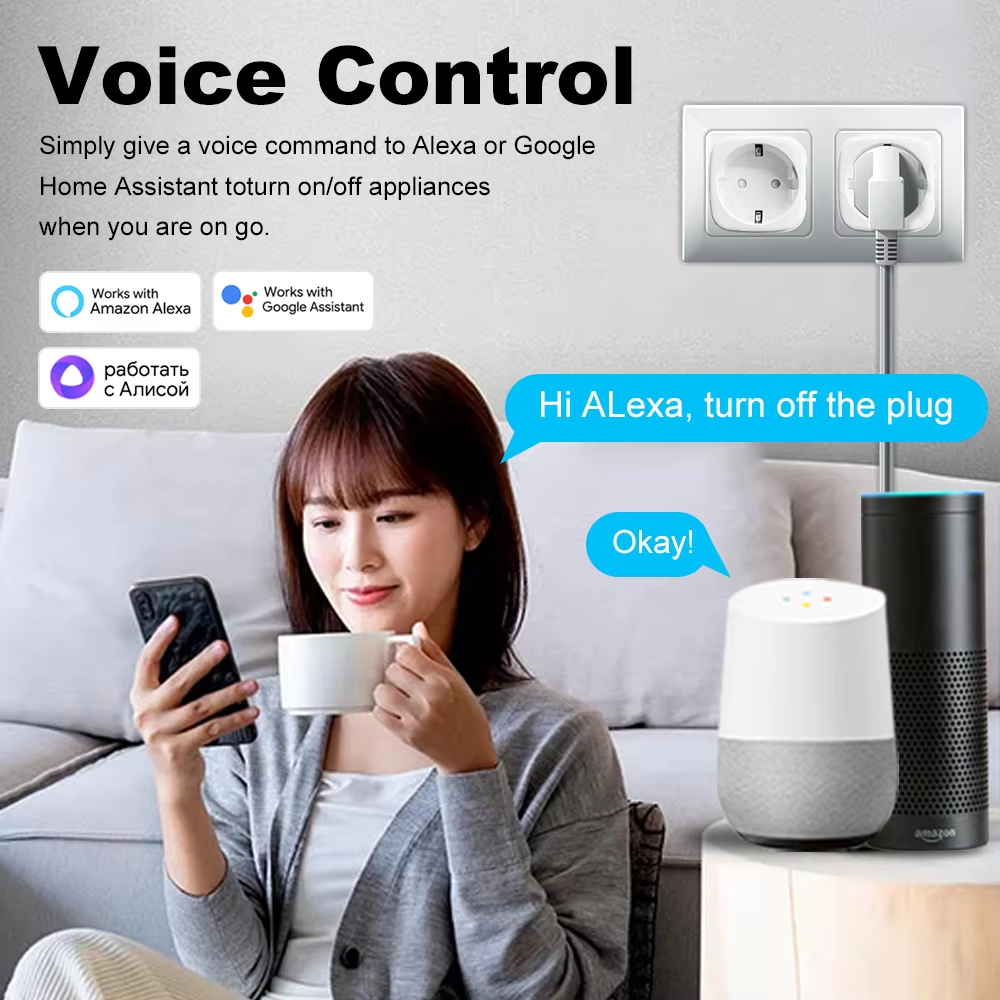 20A AC100-240V Wifi Smart Plug - Smart Home Elements reseña y precio