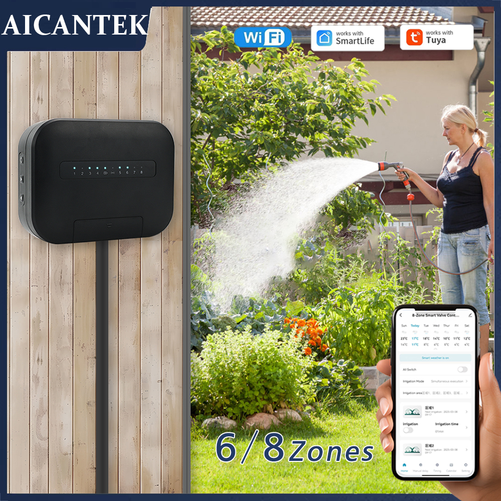 8 Zones Wifi Tuya Smart Garden - Smart Home Kit reseña y precio