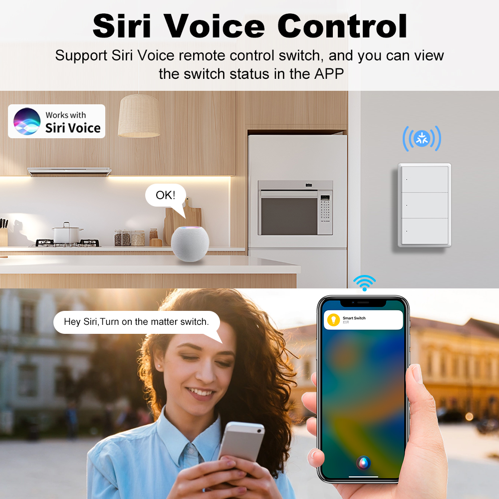 MANHOT Homekit WiFi Smart Swit - Smart Home Alexa reseña y precio