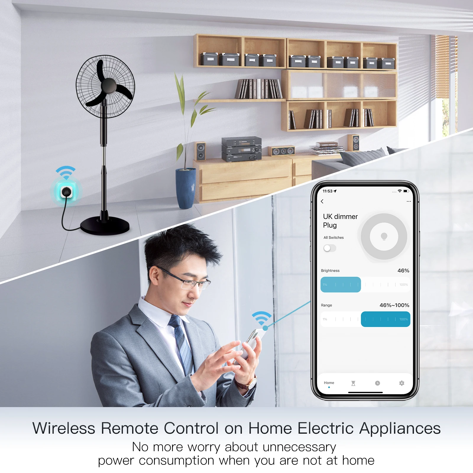 MOES Tuya WiFi Smart Plug Dimm - Smart Wall Socket reseña y precio