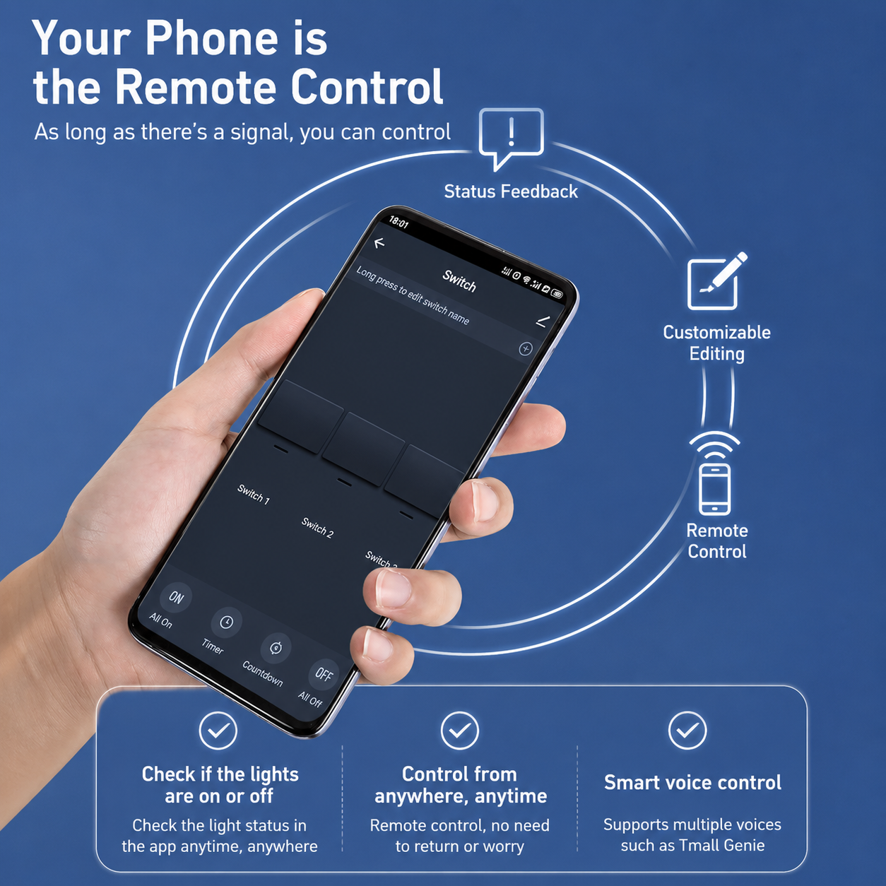 Tuya US Standard Touch Light S - Smart Home Alexa reseña y precio