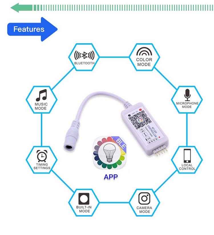 Magic Home DC5V 12V 24V Blueto - Wifi Led Dimmer reseña y precio