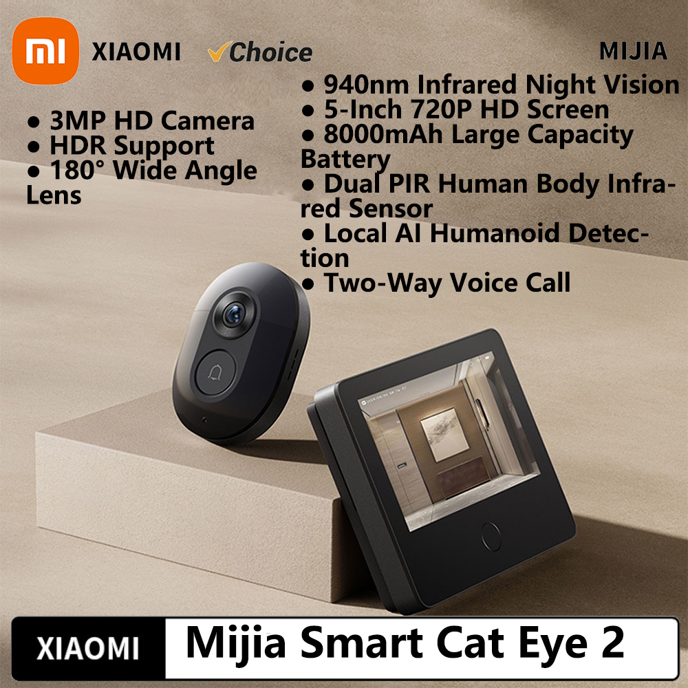 Xiaomi Smart Cat eye 2 WiFi Wi - Smart Home Xiaomi 2 reseña y precio