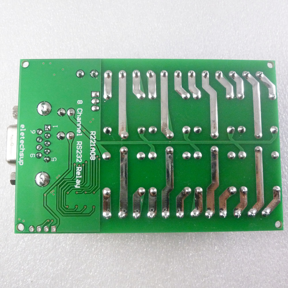 8 Channel DC 12V RS232 Relay B - Smart Home With Plc reseña y precio
