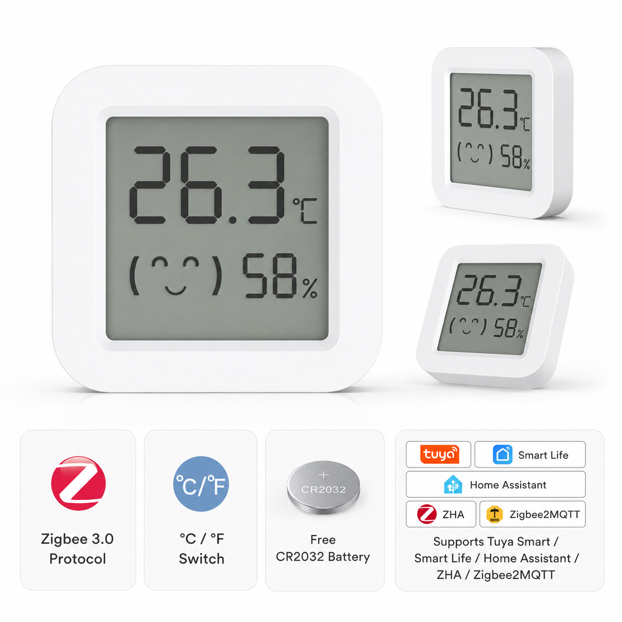 Zigbee2MQTT Tuya Temperature H - Smart Home Alexa reseña y precio