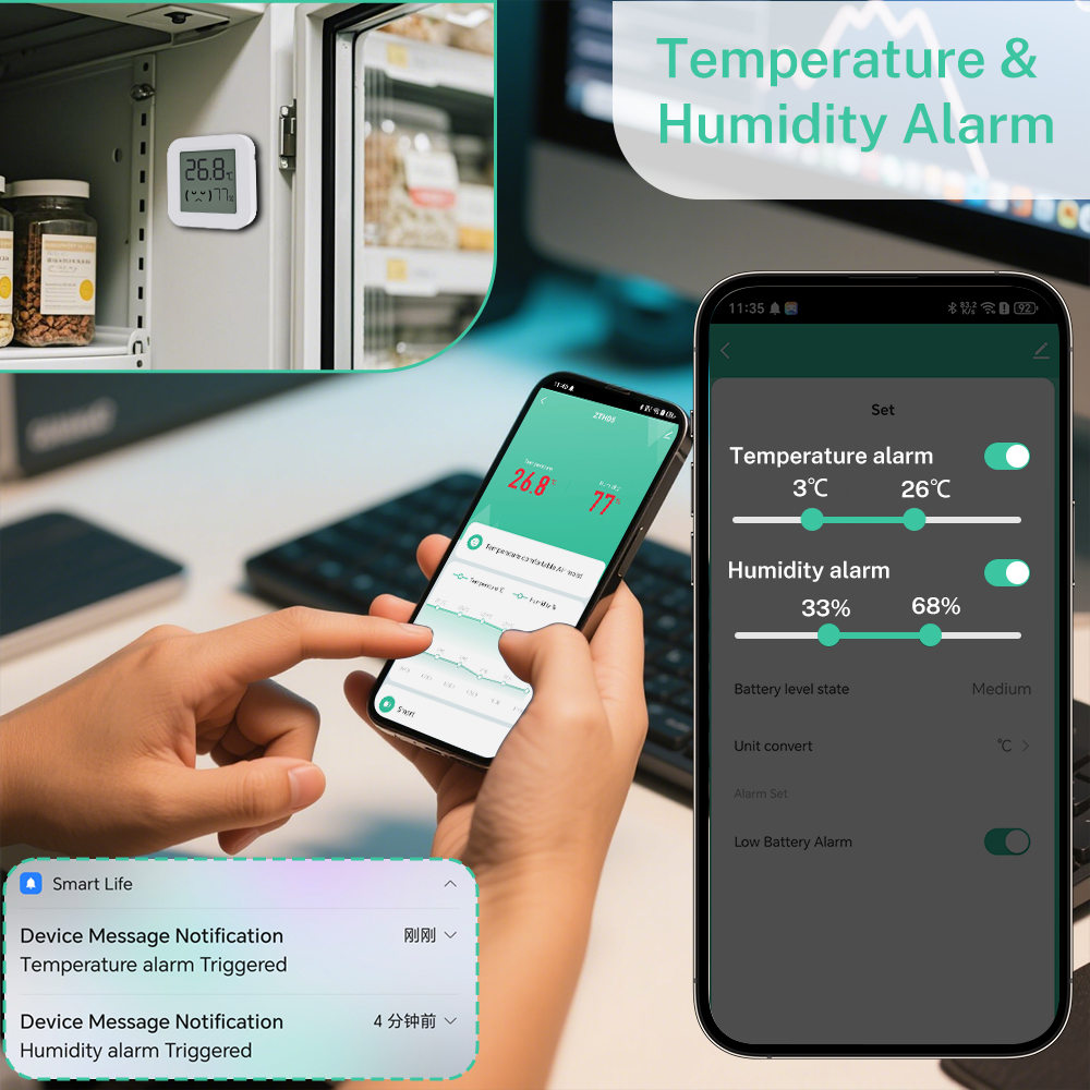 Zigbee2MQTT Tuya Temperature H - Smart Home Alexa reseña y precio
