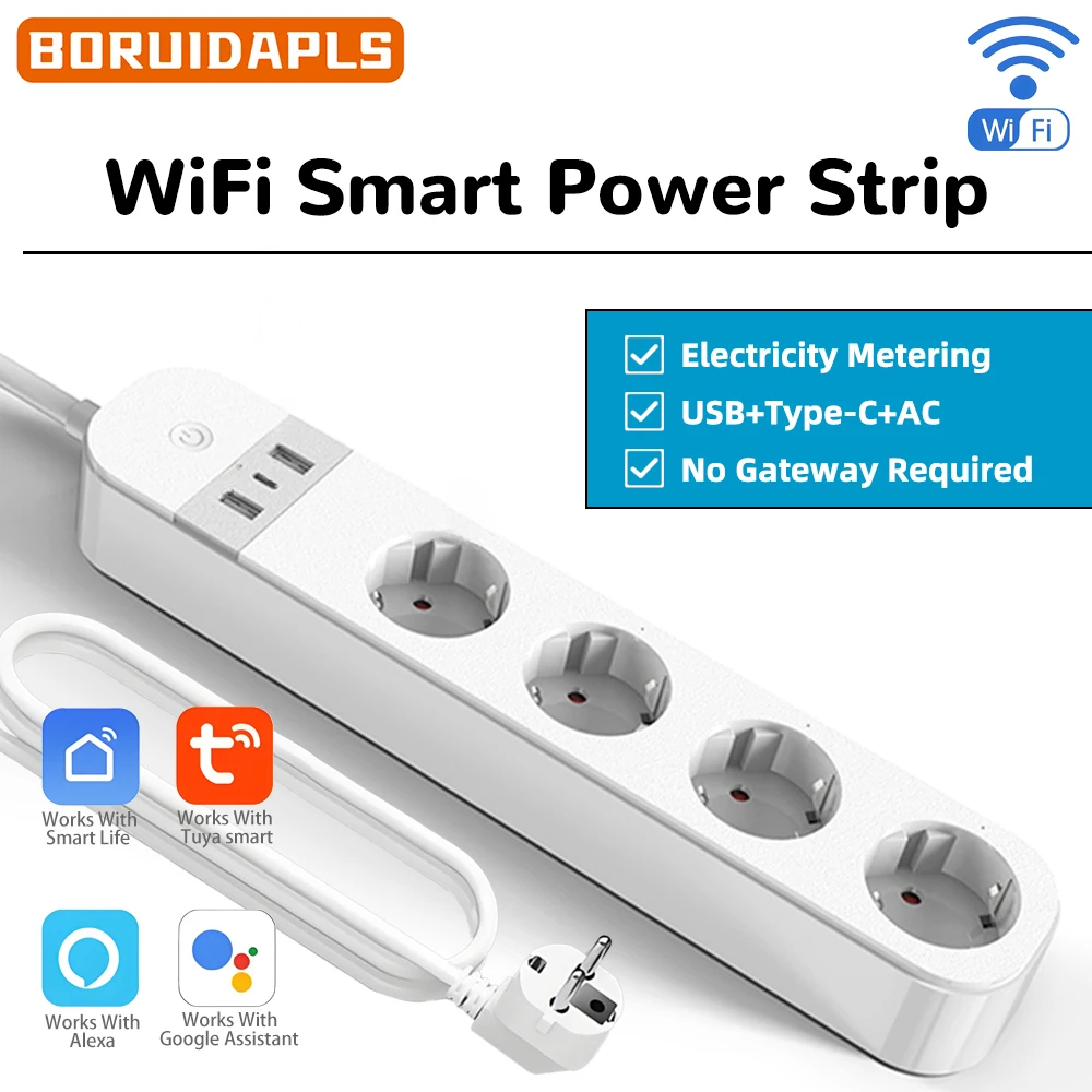BORUIDAPLS EU Plug WiFi Smart  - Smart Home Elements reseña y precio