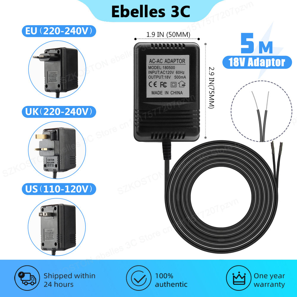 18V AC Transformer Charger for - Smart Home Video Doorbell reseña y precio