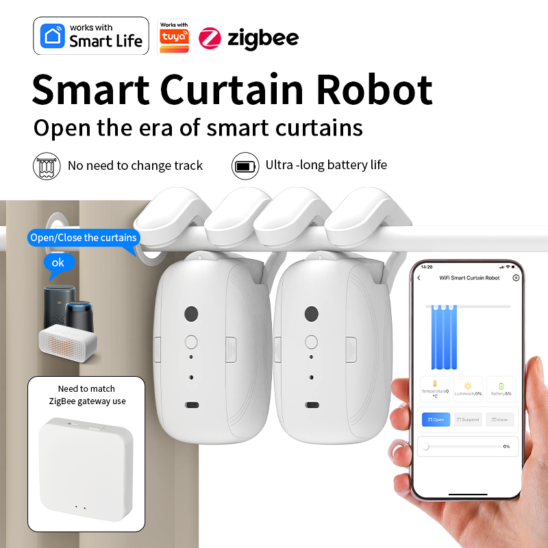 Zigbee Smart Curtain Driver Ro - Smart Home Alexa reseña y precio