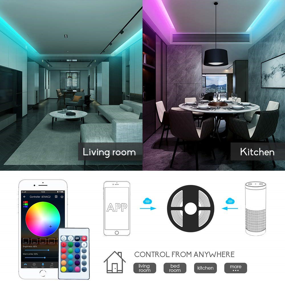 DC12V RGBW/RGBWW Wifi LED Cont - Wifi Led Dimmer reseña y precio