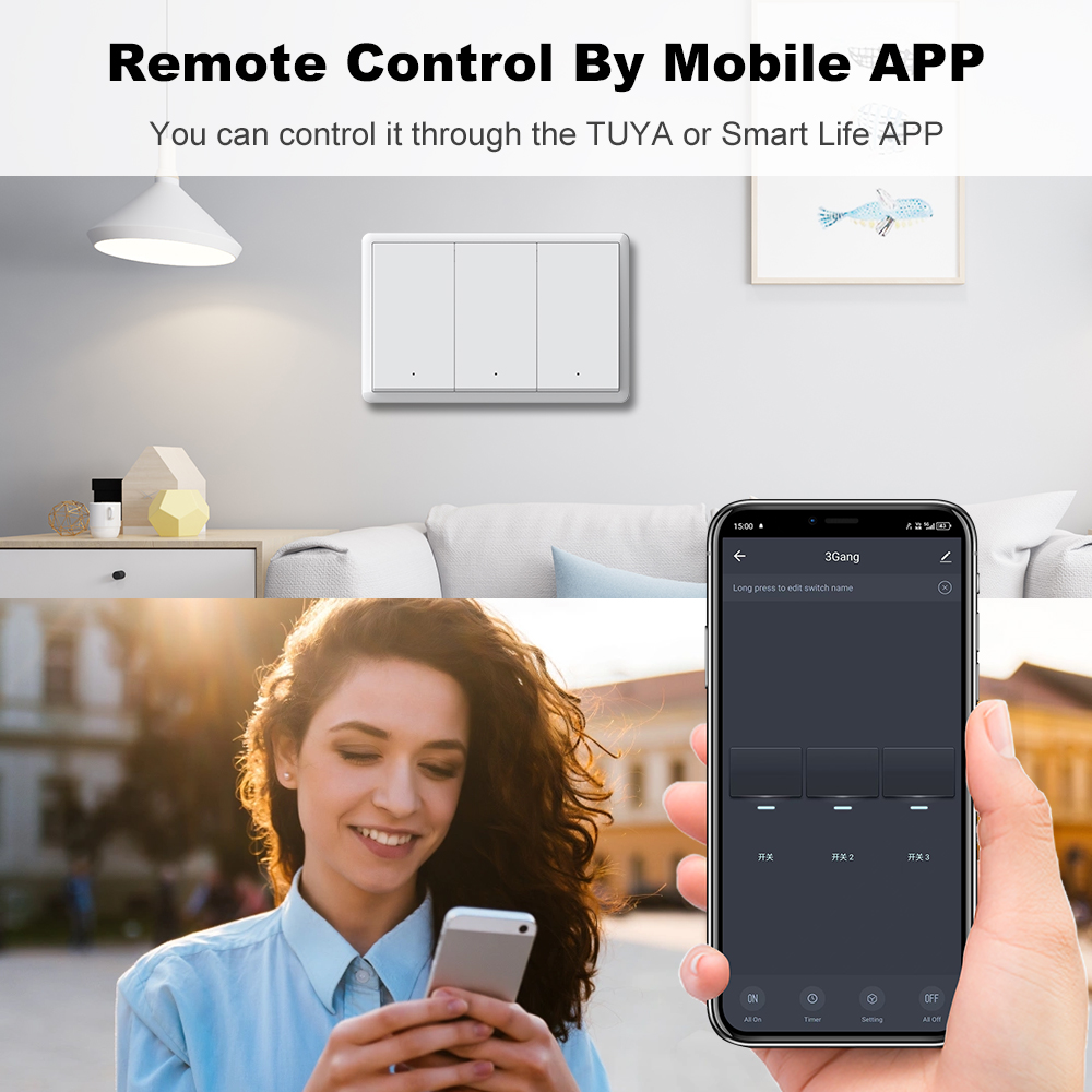 MANHOT ZigBee3.0 Smart Switch  - Smart Home Alexa reseña y precio