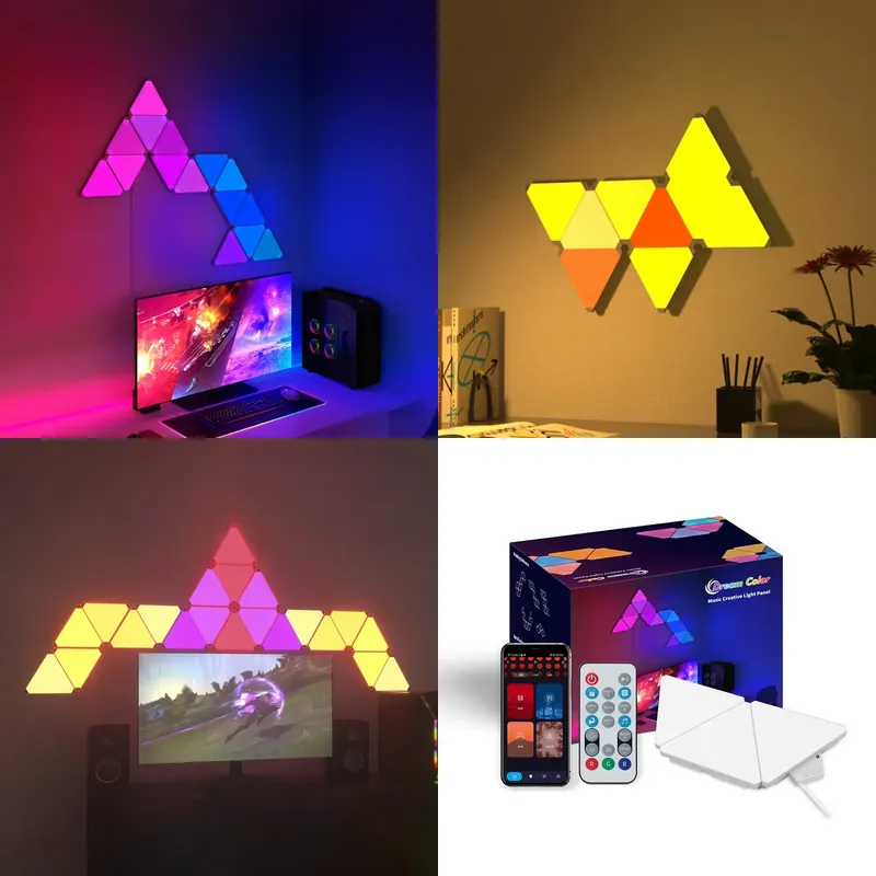 Banqcn Triangle LED Gaming Set - Smart Home Alexa reseña y precio