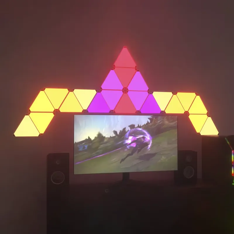 Banqcn Triangle LED Gaming Set - Smart Home Alexa reseña y precio