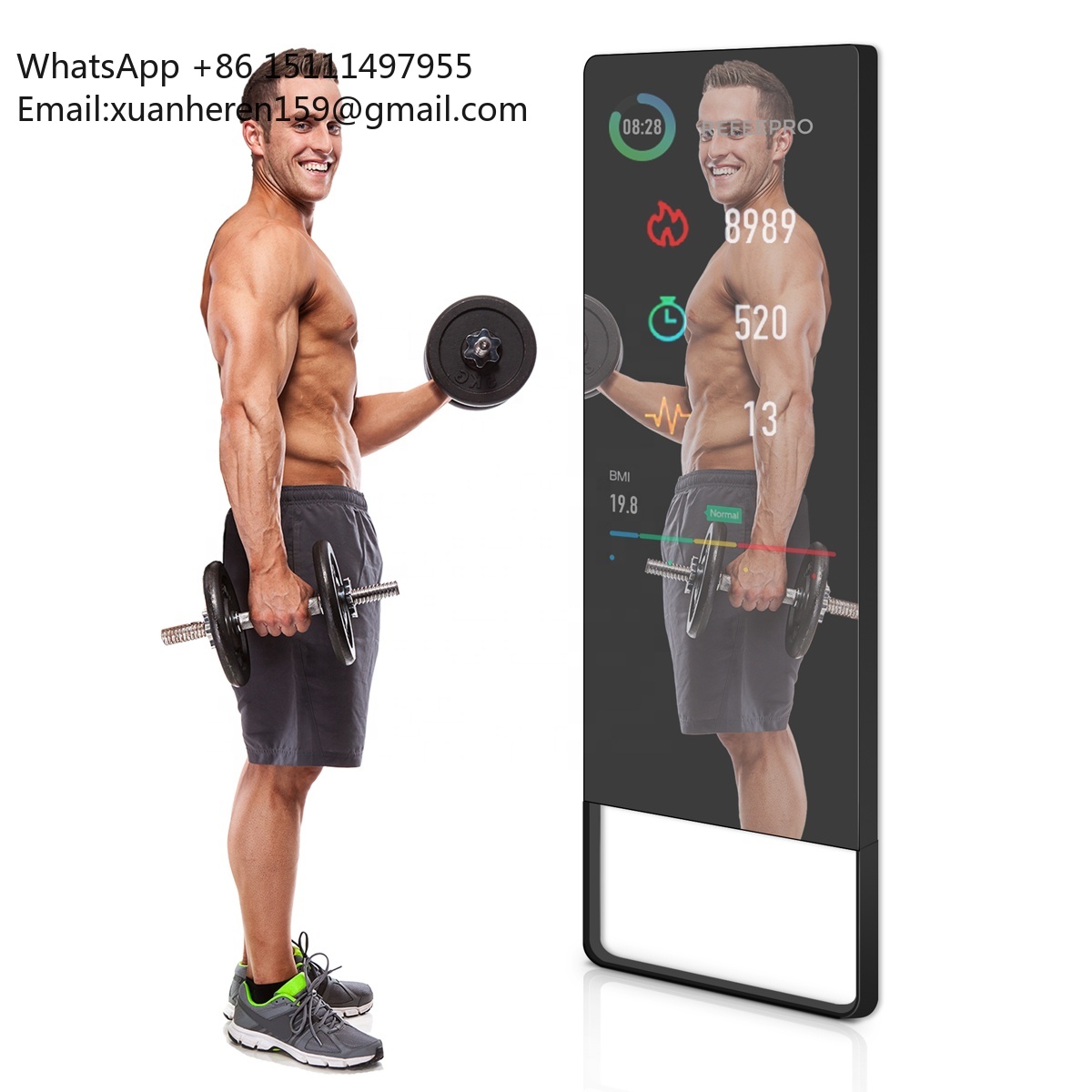 Tounchscreen Personal Trainer  - Smart Home Gym Mirror reseña y precio