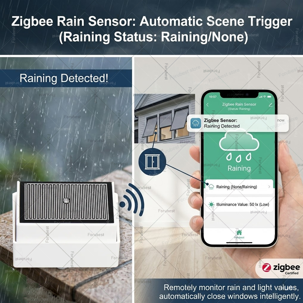 Zigbee Rain Sensor with Bright - Smart Home News reseña y precio