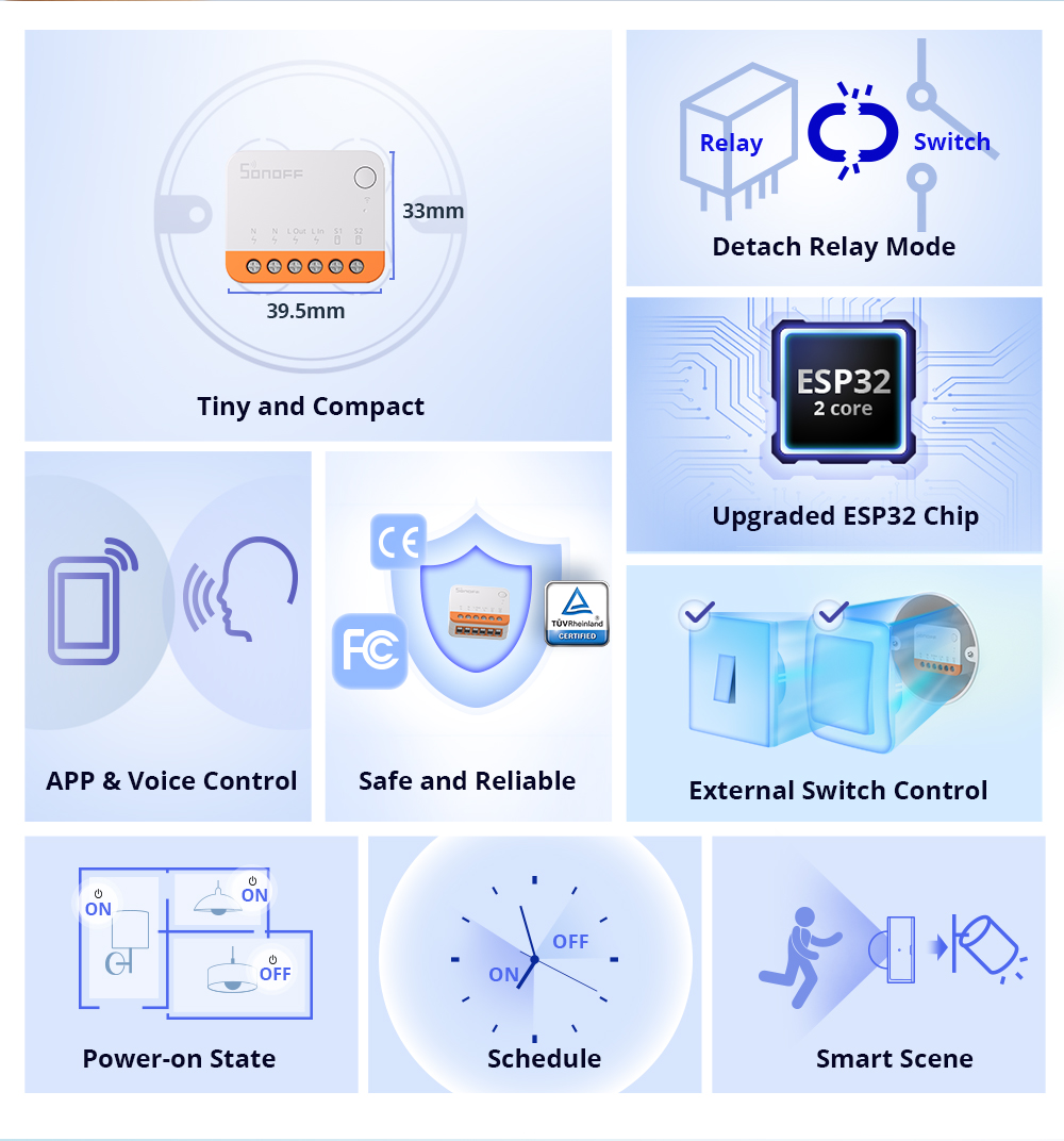Sonoff Mini R4 Extreme Wifi Sm - Smart Home Alexa reseña y precio
