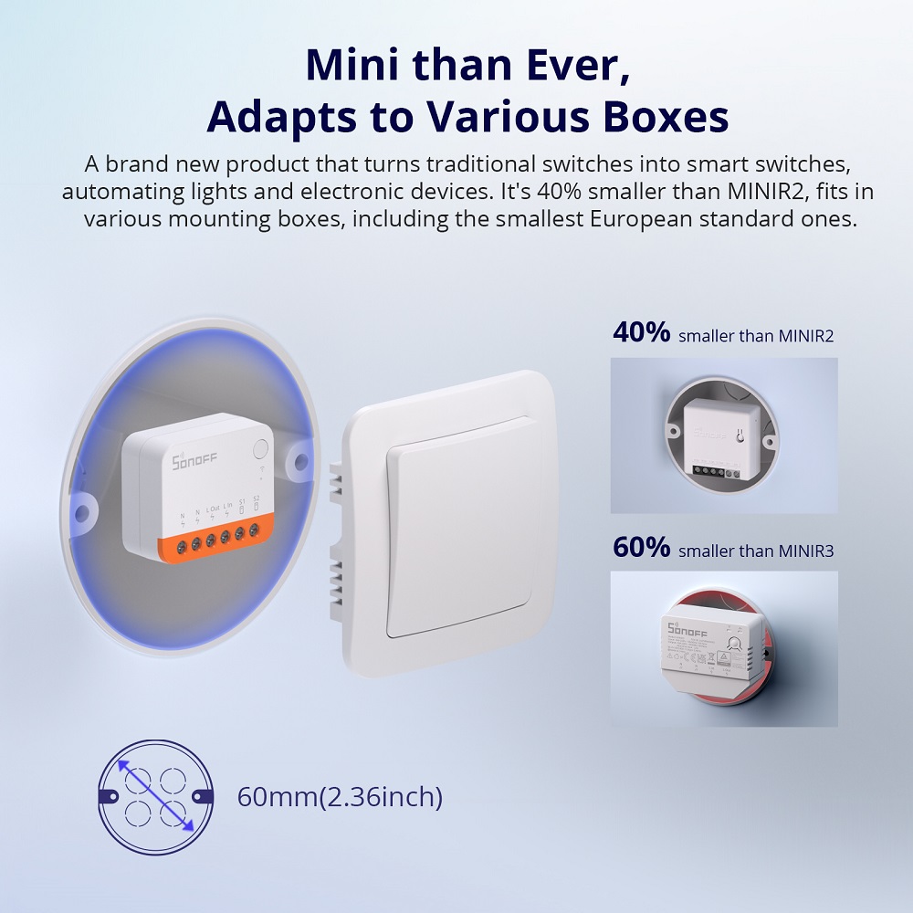 Sonoff Mini R4 Extreme Wifi Sm - Smart Home Alexa reseña y precio