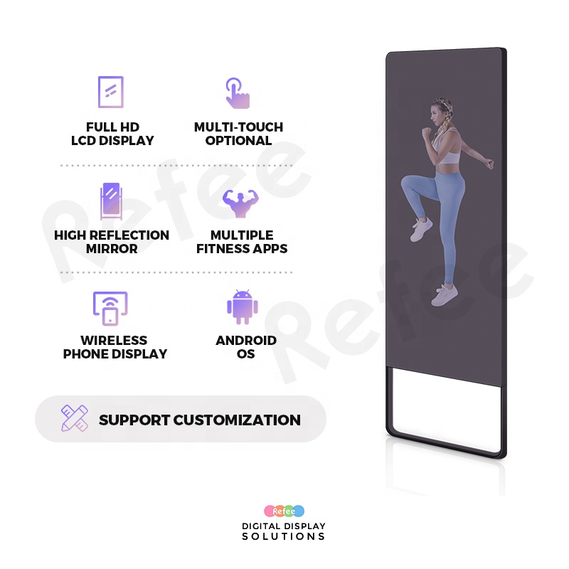 Home Smart Digital Mirror Andr - Smart Home Gym Mirror reseña y precio